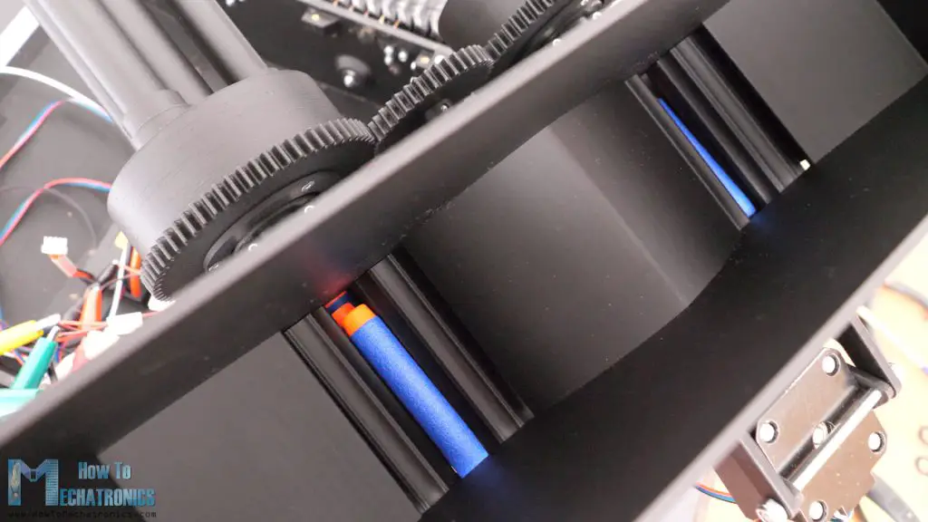 200 nerf darts magazine loading system with rollers