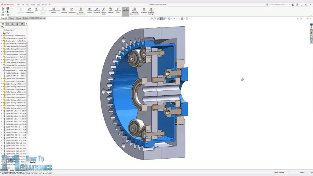 3D Printed Harmonic Drive - What's inside
