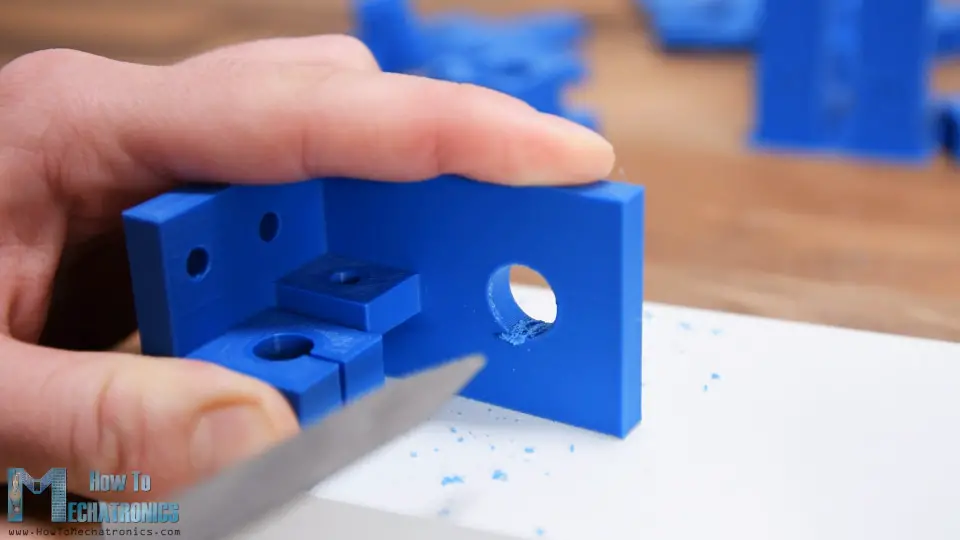 3D printed mounting bracket - post-processing