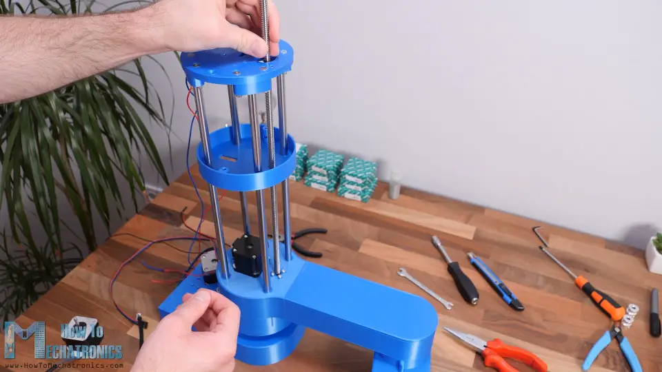 8mm Lead Screw for driving the SCARA robot Z-Axis