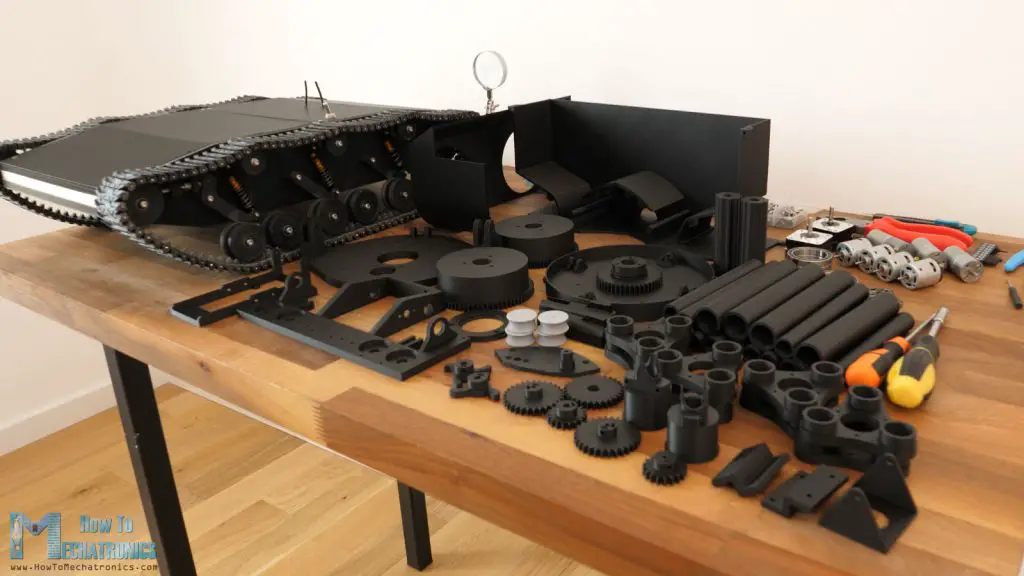 All 3D printed parts for making the nerf turret