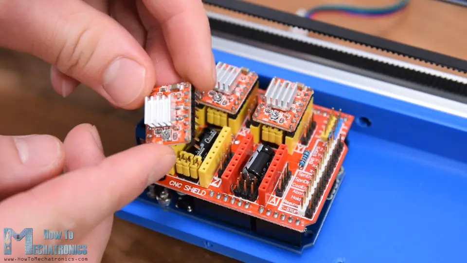 Arduino CNC Shield with A4988 Stepper drivers