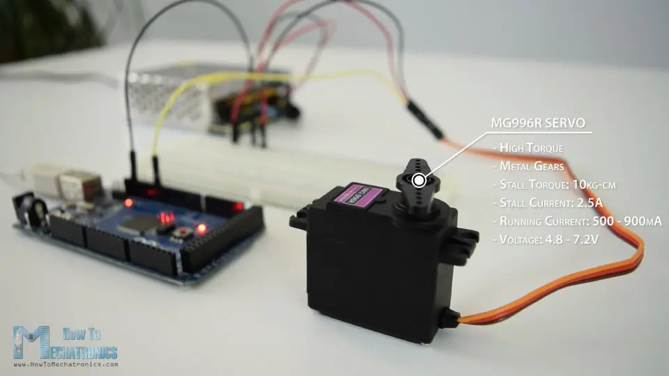 Arduino Servo Motor Control MG996R