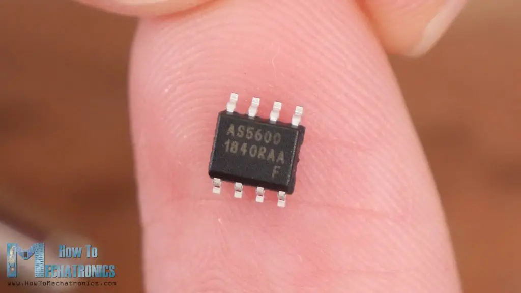 AS5600 encoder - magnetic rotary position sensor - close up