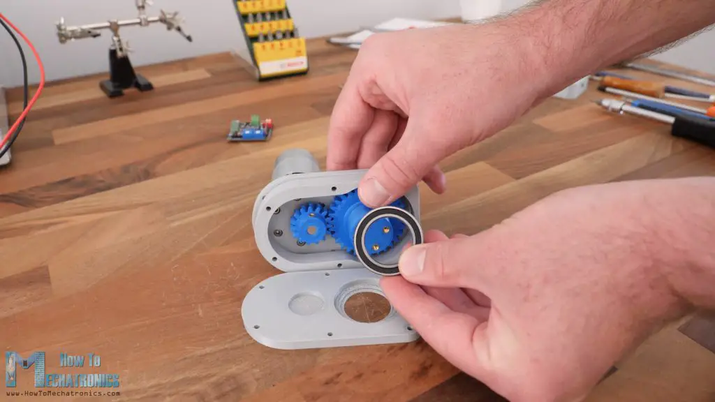 Assembling the gearbox