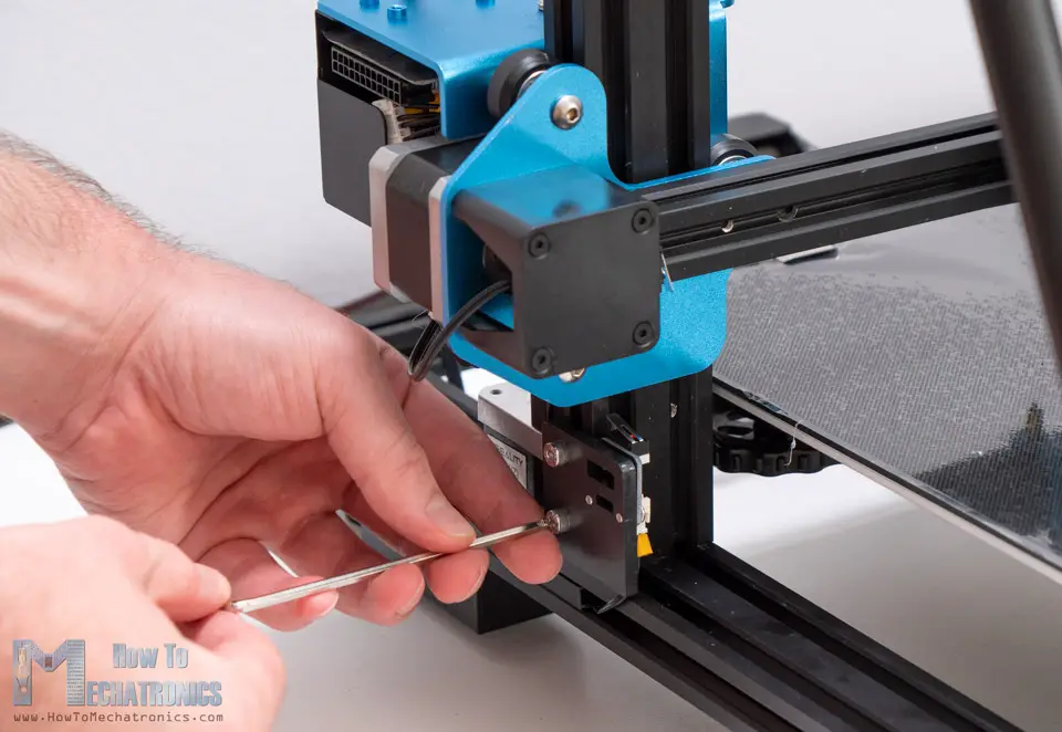 Attaching the Z-axis limit switch