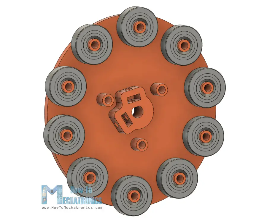 Ball bearings arranged around a circumference of an ellipse for the Wave Generator