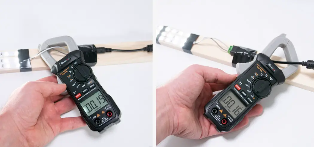Clamp meter shows zero when measuring current on both wires positive and negative