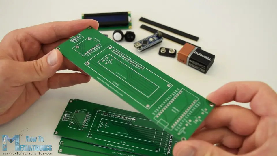 Custom PCB design - digital distance and angle meter
