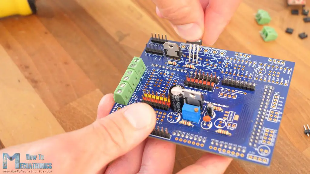 Custom PCB for the nerf minigun turret blaster from the 3D Pritned RC Tank