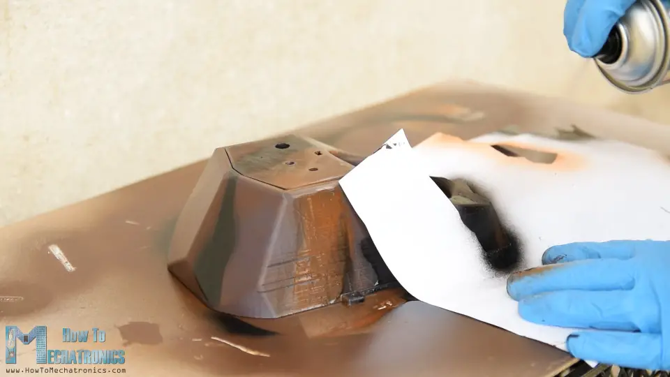 DIY Hovercraft - cockpit painting