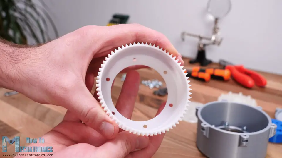 Flexible 3D Printed Flex spline in PLA material