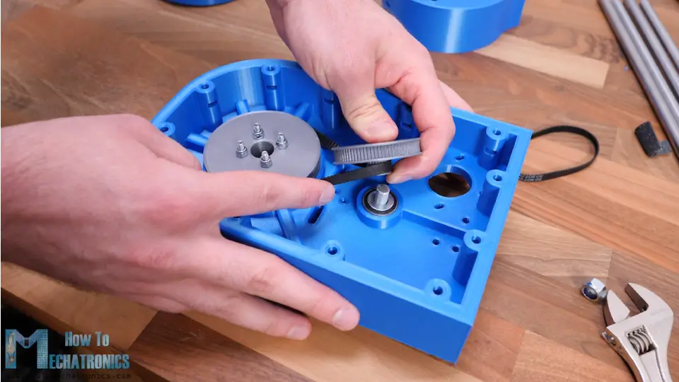 GT2 belt on a 3D printed GT2 pulley