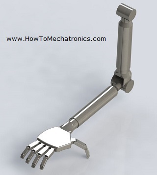 The 3D Model rendered Solidworks