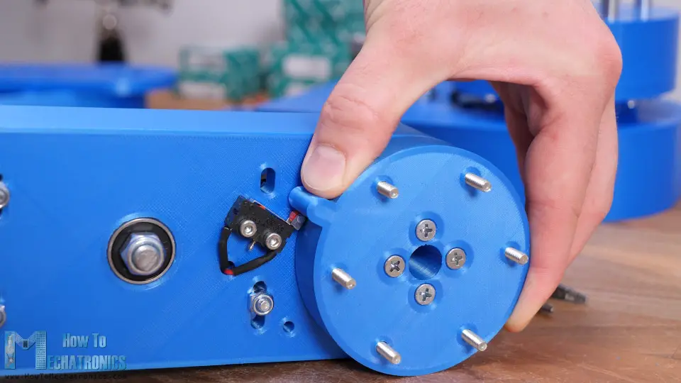 Installing a micro switch for the second SCARA robot joint