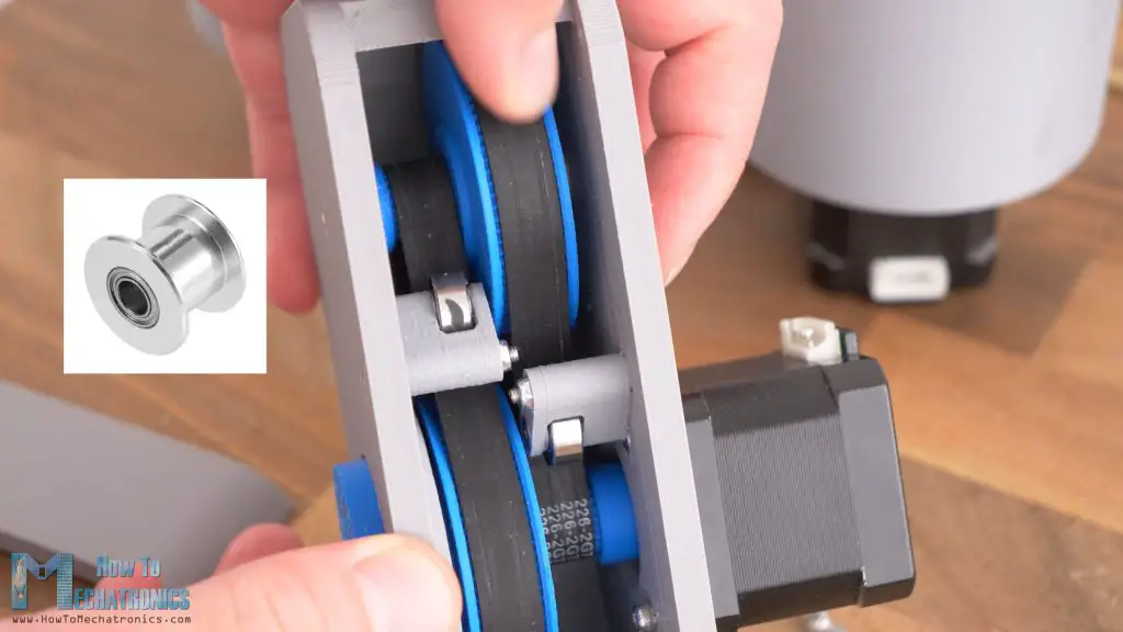 Marks on the belts of the belt drive after the durability test