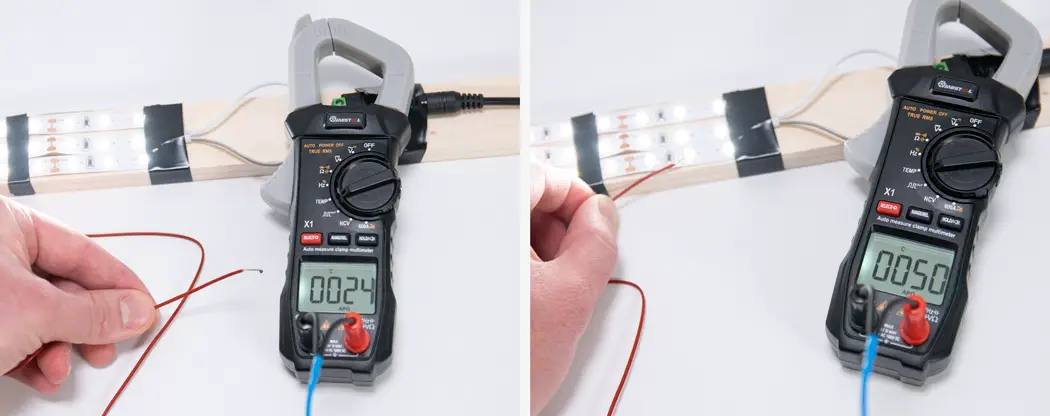 Measuring temperature with the Mustool X1 clamp meter