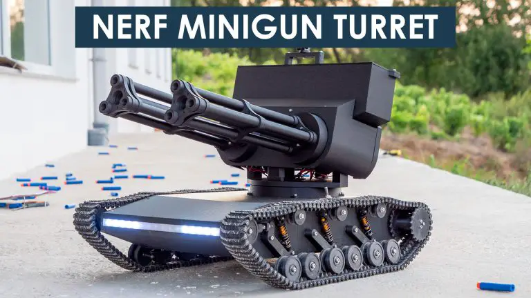 NERF Minigun Turret for a 3D Printed RC Tank
