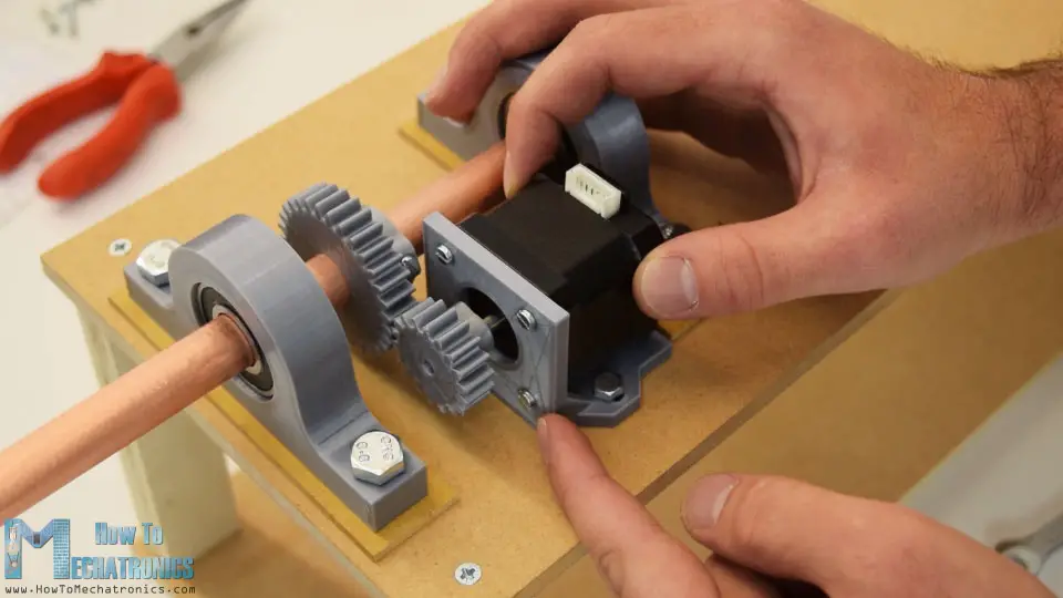 pairing 3d printed gears