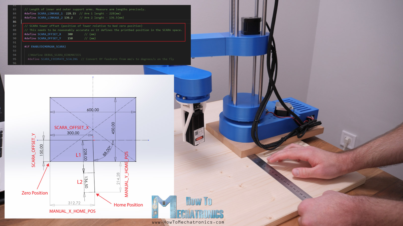 Setting up laser engraving 360 degrees around the SCARA Robot