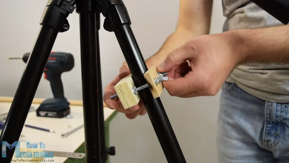 tripod leg clamp diy