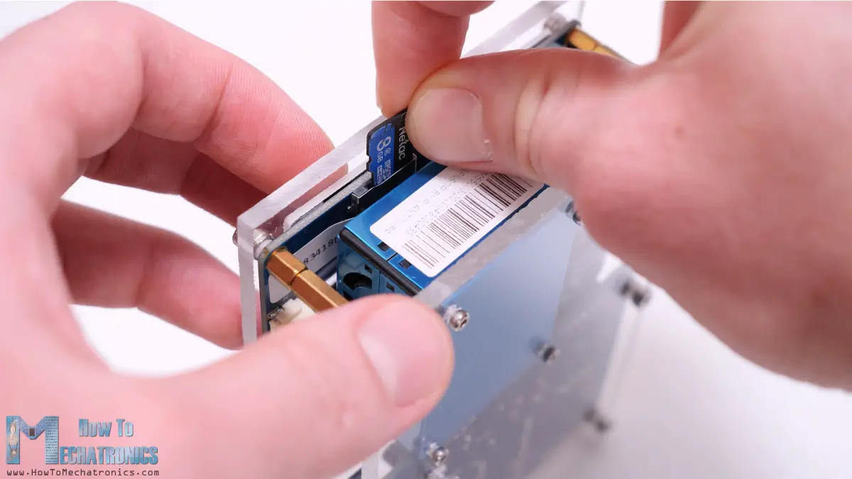 Uploading the program to the Nextion display using a microSD card