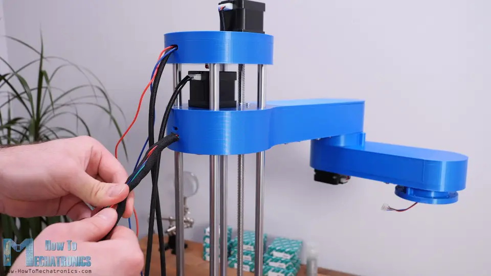 Using cable sleeves for organizing the wires