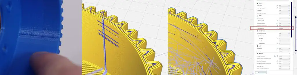 Z Seam Alignment for improving print quality