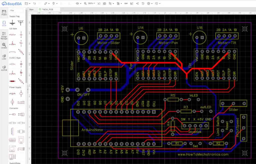 DIY Camera slider PCB design