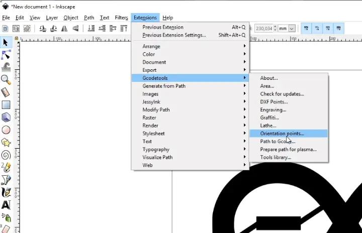 Gcodetool - Inkscape plugin for generating G-code