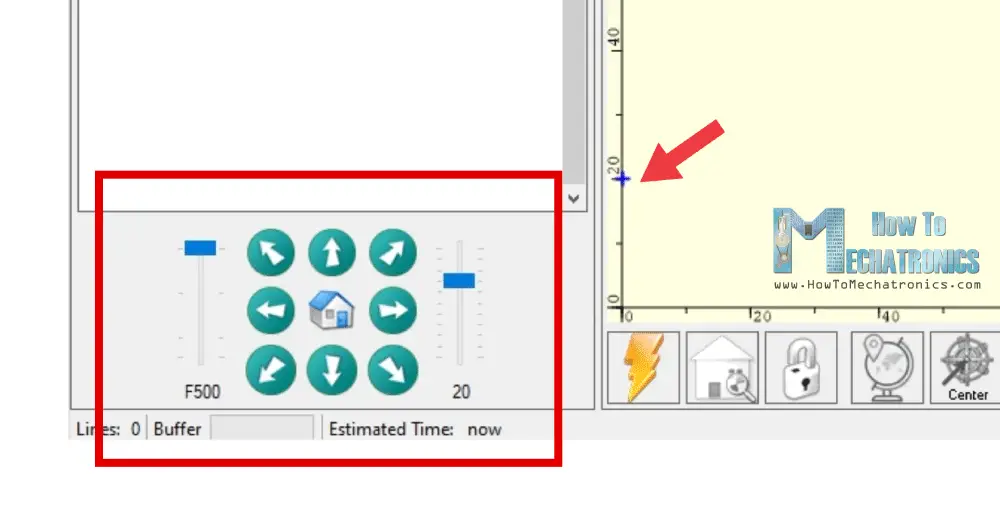 Jog commands on LaserGRBL